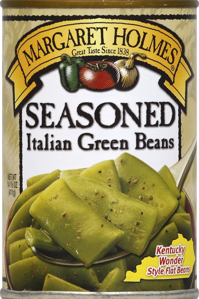 slide 2 of 2, Margaret Holmes Italian Seasoned Green Beans 14.5 oz, 14.5 oz