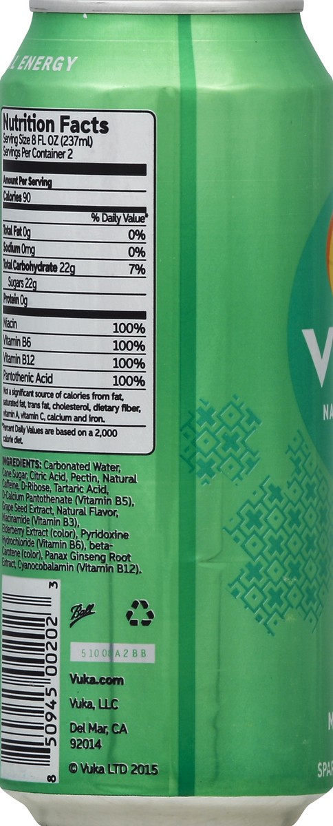 slide 4 of 4, Vuka Energy Drink - 16 oz, 16 oz