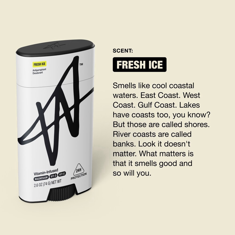 slide 6 of 6, W™ Men's Antiperspirant Deodorant Stick - Fresh Ice, 1 ct / 2.6 oz