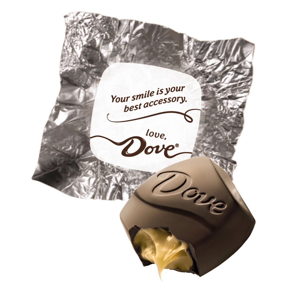 slide 3 of 4, DOVE PROMISES Milk Chocolate Caramel Candy, 7.61 oz