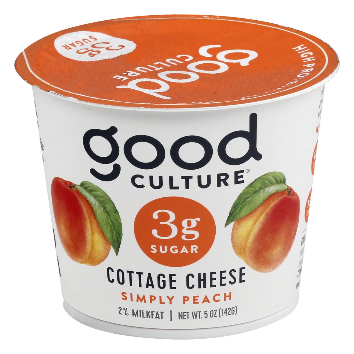 slide 8 of 13, good culture 2% Milkfat Simply Peach Cottage Cheese 5 oz, 5 oz