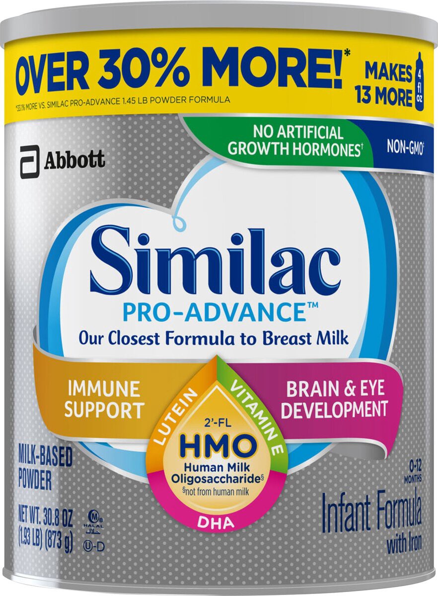 slide 9 of 11, Similac Infant Formula with Iron, 30.8 oz