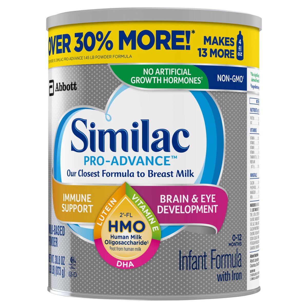 slide 4 of 11, Similac Infant Formula with Iron, 30.8 oz