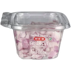H-E-B Fresh Diced Red Onion - Single Serve