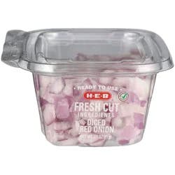H-E-B Fresh Diced Red Onion - Single Serve