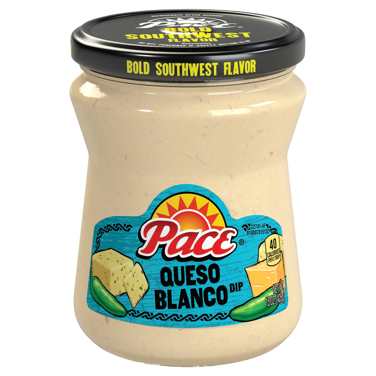 slide 1 of 1, Pace Queso Blanco Dip, 15 oz