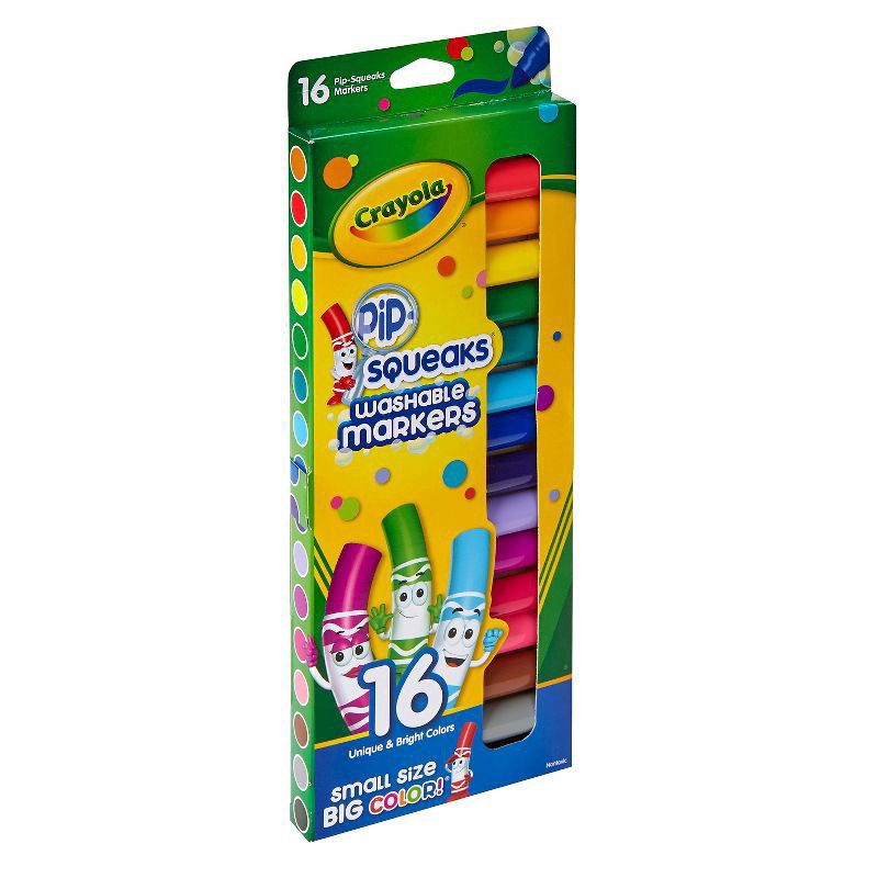 slide 3 of 5, Crayola Pip-Squeaks Nontoxic Washable Markers 16 ea, 16 ct