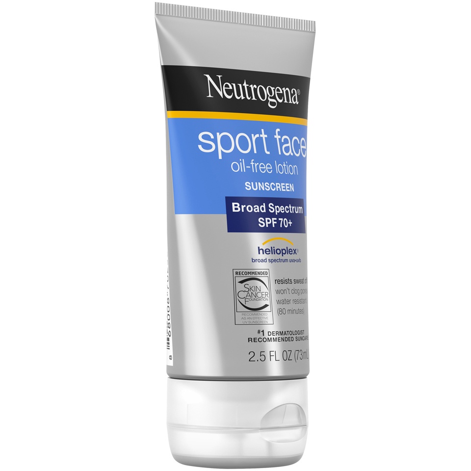 slide 2 of 6, Neutrogena Ultimate Sport Face Oil-Free Sunscreen Lotion - SPF 70+, 2.5 fl oz