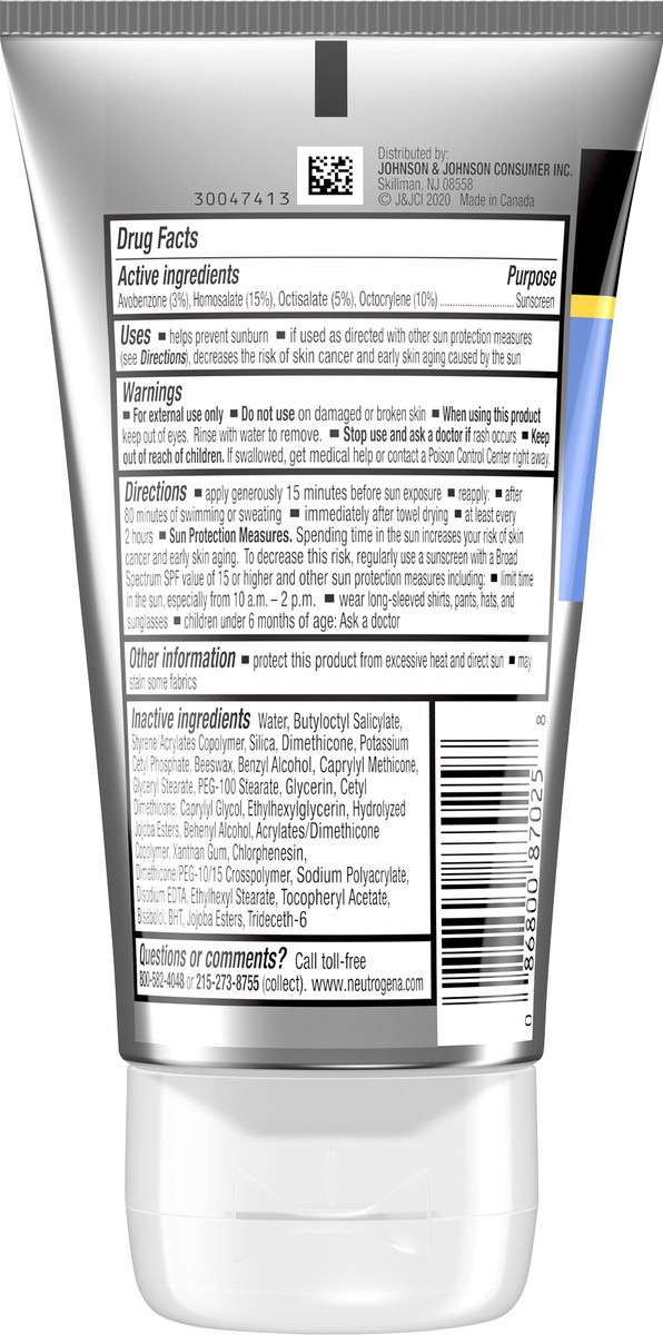 slide 4 of 7, Neutrogena Sport Face Oil-Free Lotion Sunscreen, SPF 70+, 2.5 fl. oz, 2.50 fl oz