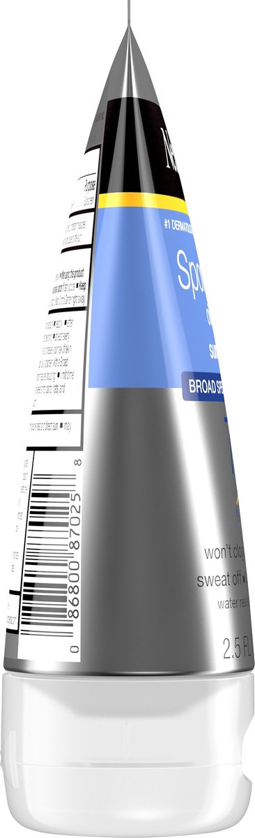 slide 5 of 7, Neutrogena Sport Face Oil-Free Lotion Sunscreen, SPF 70+, 2.5 fl. oz, 2.50 fl oz