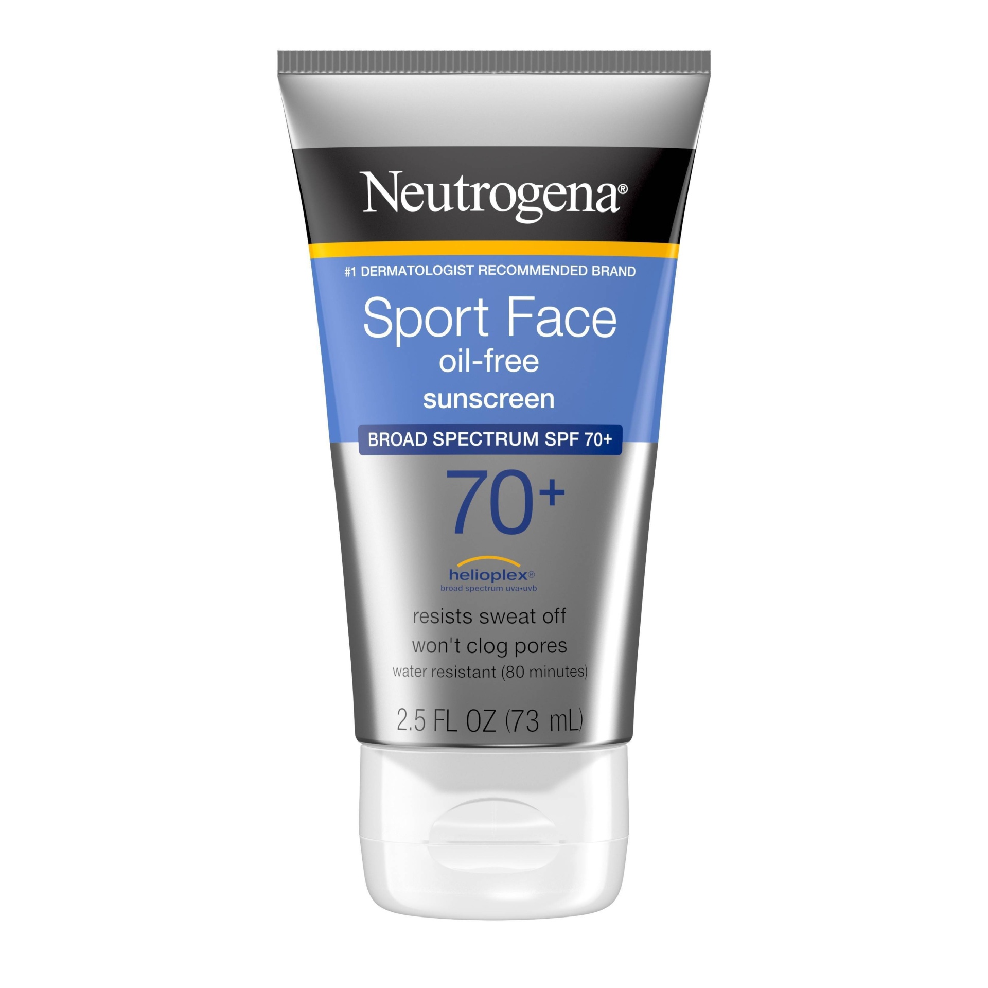 slide 1 of 6, Neutrogena Ultimate Sport Face Oil-Free Sunscreen Lotion - SPF 70+, 2.5 fl oz