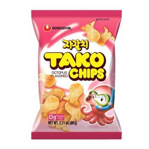 slide 1 of 1, Tako Seafood Flavored Chips, 10.09 oz