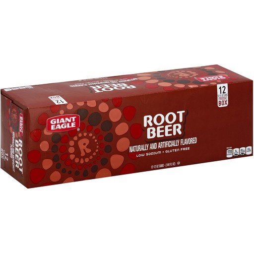 slide 1 of 1, Giant Eagle Root Beer - 12 ct; 12 fl oz, 12 ct; 12 fl oz