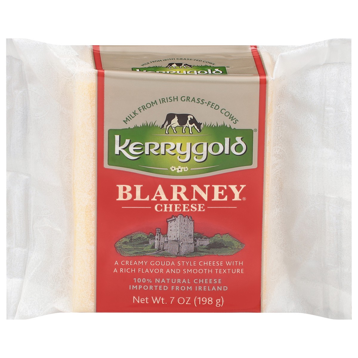 slide 11 of 11, Kerrygold Grass-Fed Blarney Castle Irish Cheese, 7oz, 7 oz