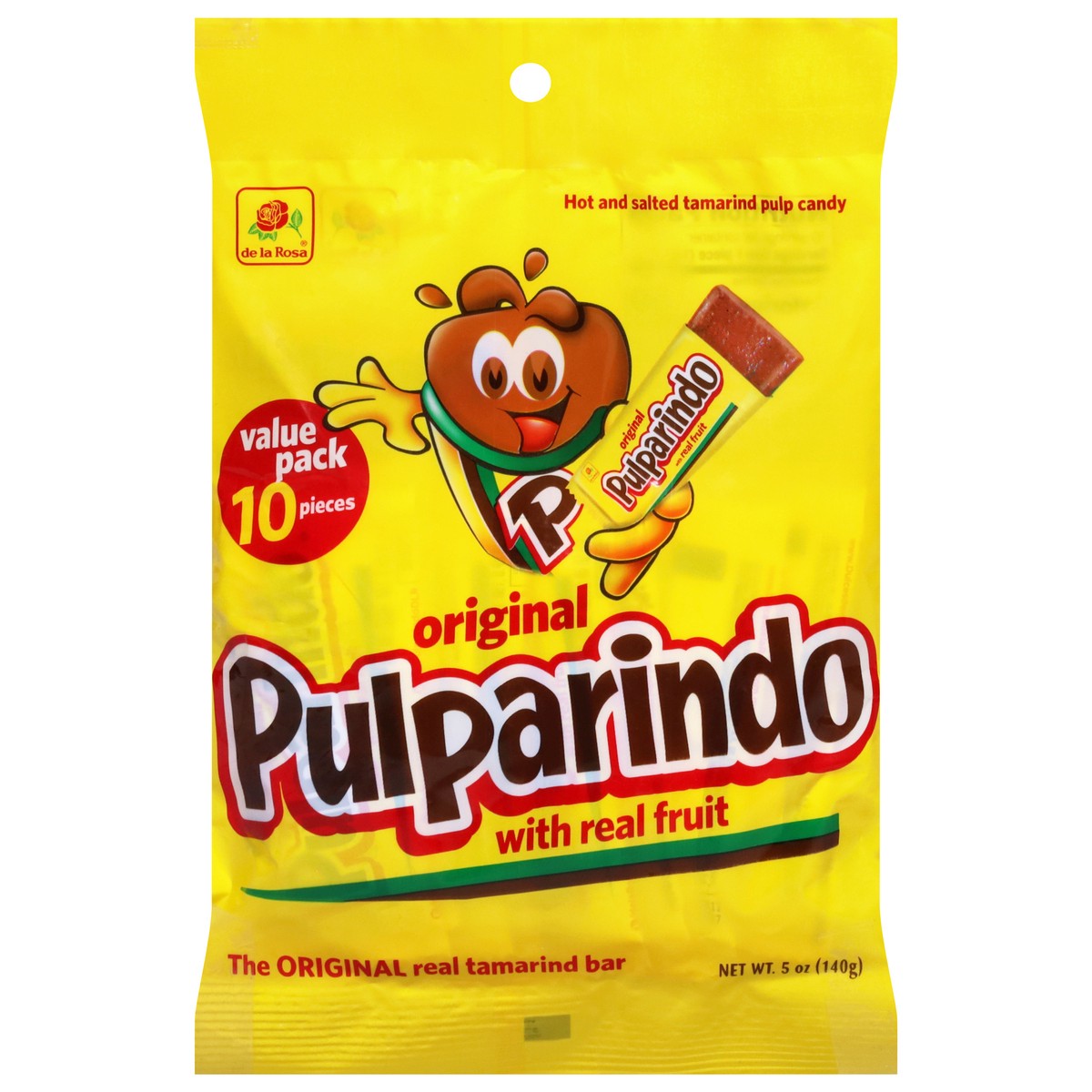 slide 1 of 15, Pulparindo Original Tamarind Bar Value Pack - 10 ct, 10 ct