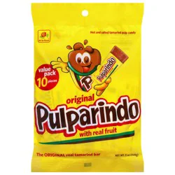 Pulparindo Original Tamarind Bar Value Pack - 10 ct