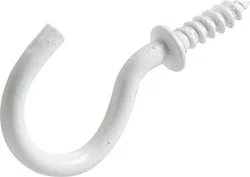 Hillman Cup Hooks - 2 Pack - White