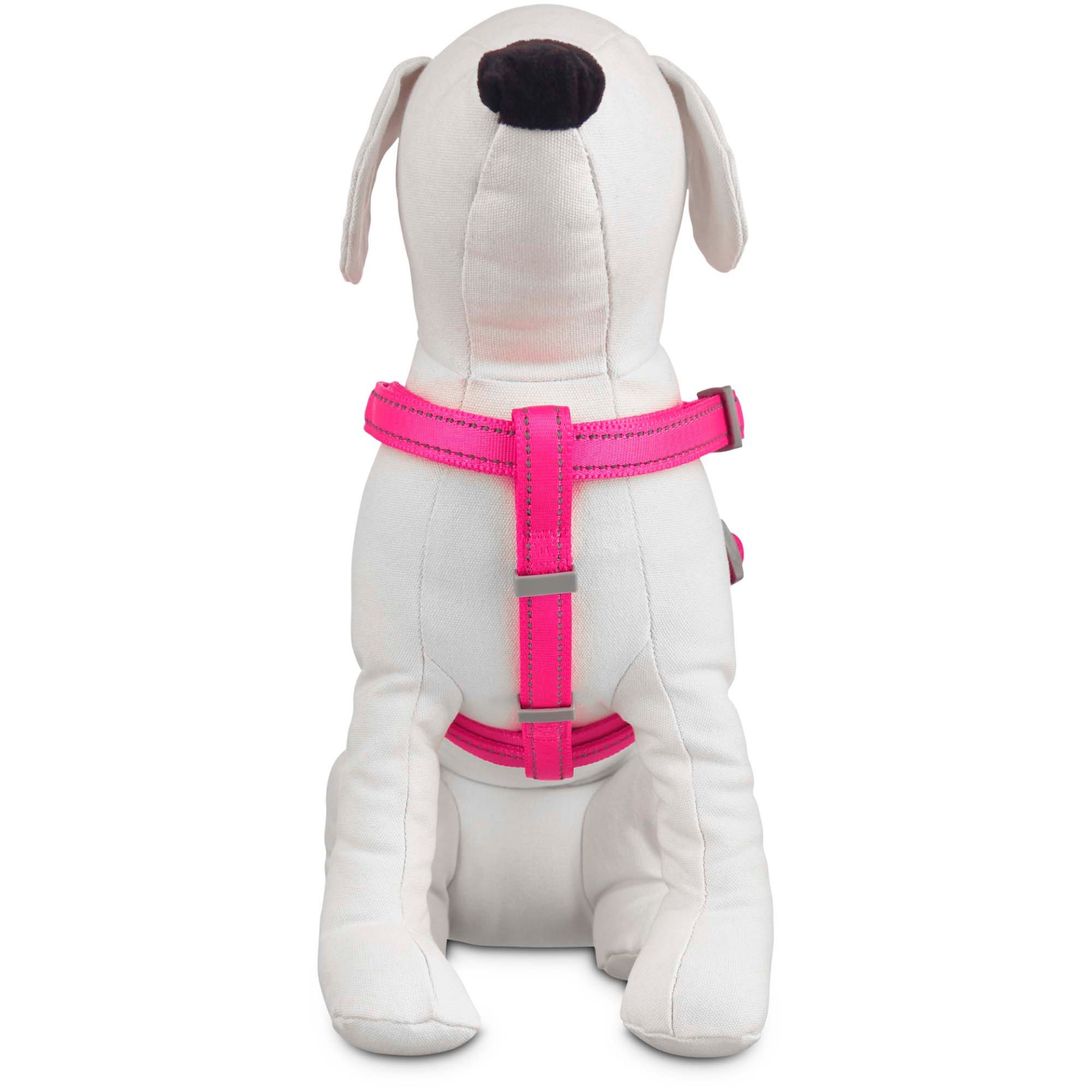 slide 1 of 1, Good2Go Reflective Adjustable Padded Dog Harness in Pink, MED