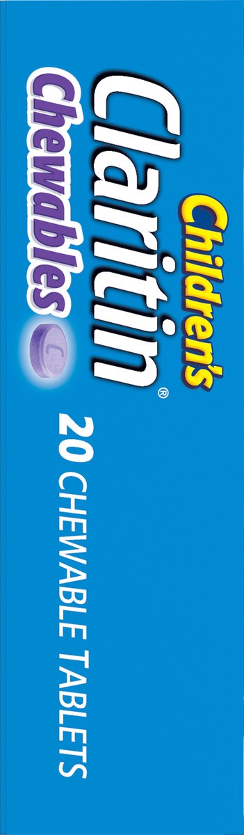 slide 9 of 10, Claritin Grape Children's Chewable, 20 ct; 5 mg