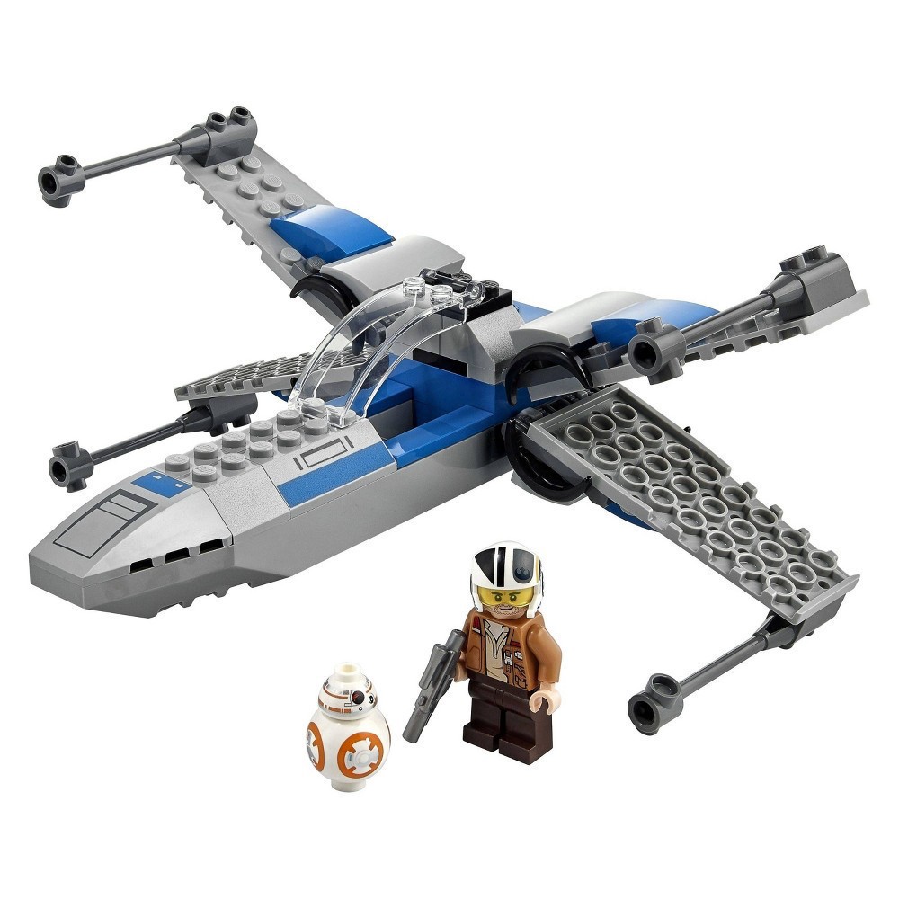 slide 4 of 7, LEGO Star Wars Resistance X-Wing Building Toy 75297, 60 pc