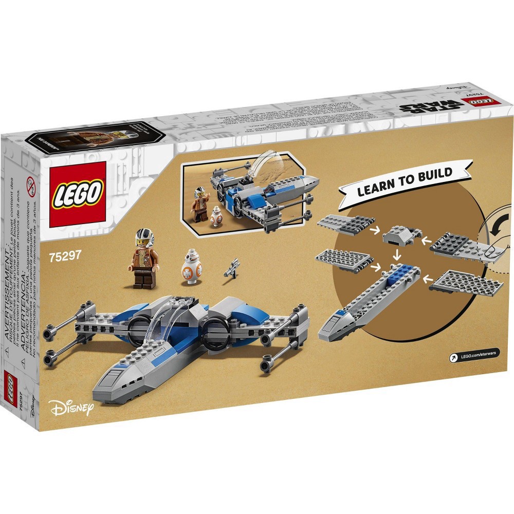 slide 6 of 7, LEGO Star Wars Resistance X-Wing Building Toy 75297, 60 pc