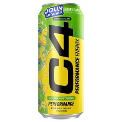 C4 Sport Sport Jolly Green Apple Energy Drink, 16 fl oz Can