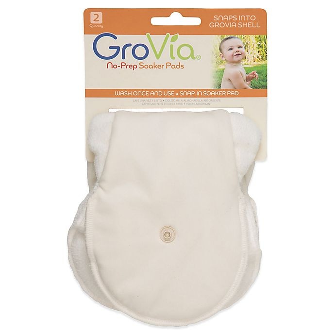 slide 1 of 2, GroVia Soaker Pads, 2 ct