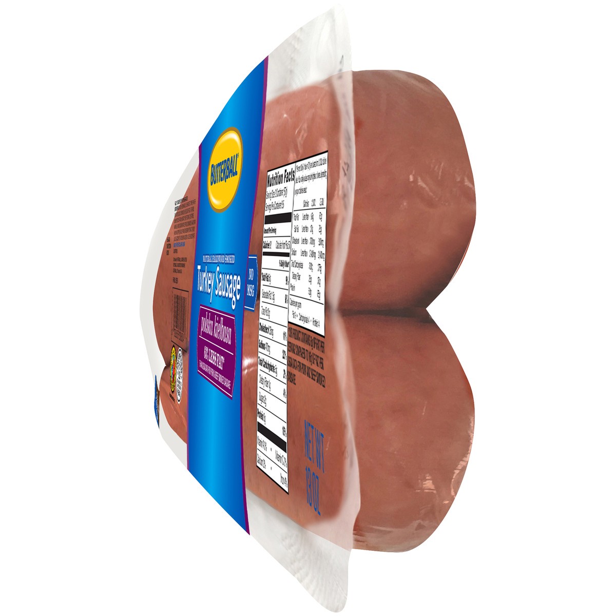 slide 5 of 14, Butterball Polska Kielbasa Natural Hardwood Smoked Turkey Sausage 13 oz. Package, 13 oz