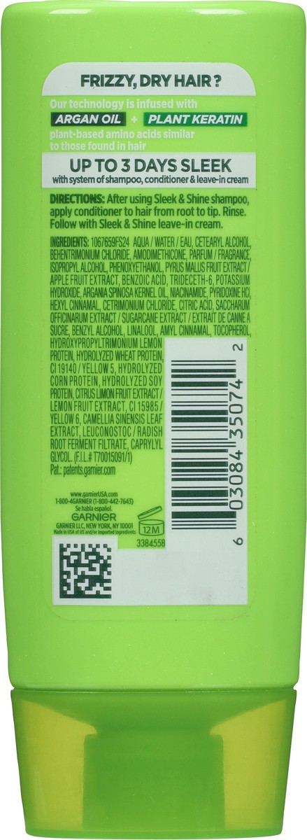 slide 6 of 11, Garnier Sleek & Shine Smoothing Conditioner 3 fl oz, 3 fl oz