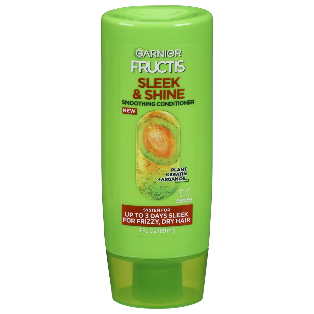 slide 1 of 11, Garnier Sleek & Shine Smoothing Conditioner 3 fl oz, 3 fl oz