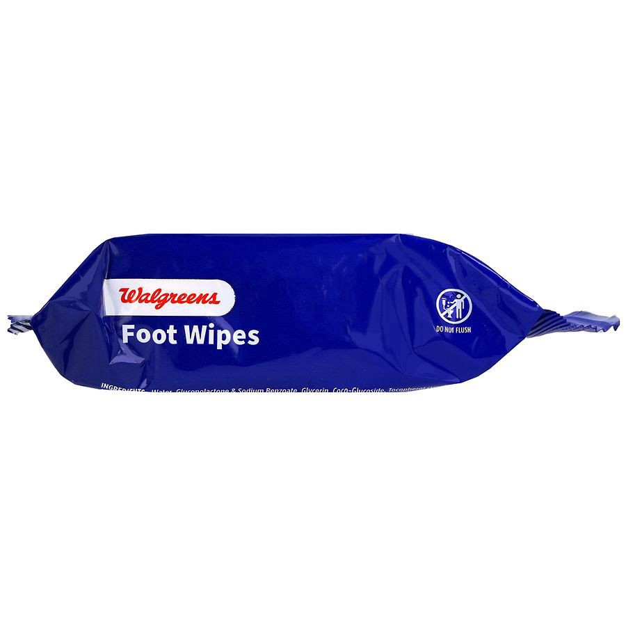 slide 4 of 5, Walgreens Foot Wipes, 25 ct