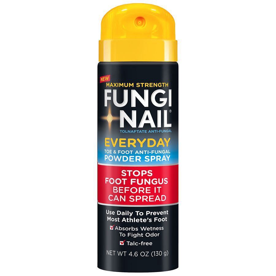 slide 1 of 2, Fungi-Nail Maximum Strength Anti-Fungal Everyday Toe & Foot Powder Spray 4.6 oz, 4.6 oz