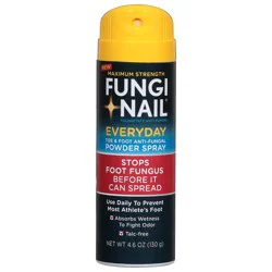 Fungi-Nail Maximum Strength Anti-Fungal Everyday Toe & Foot Powder Spray 4.6 oz