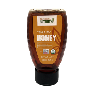 slide 1 of 1, Hy-Vee Nothing But The Truth Organic Honey, 12 oz