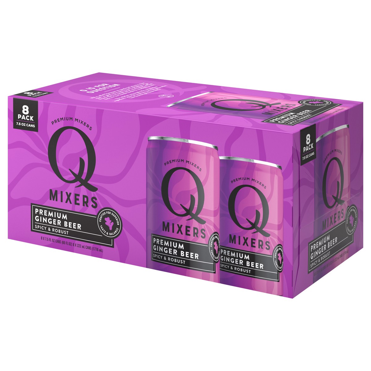 slide 2 of 12, Q Mixers Ginger Beer - 8 ct, 8 ct