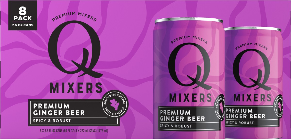 slide 11 of 12, Q Mixers Ginger Beer - 8 ct, 8 ct