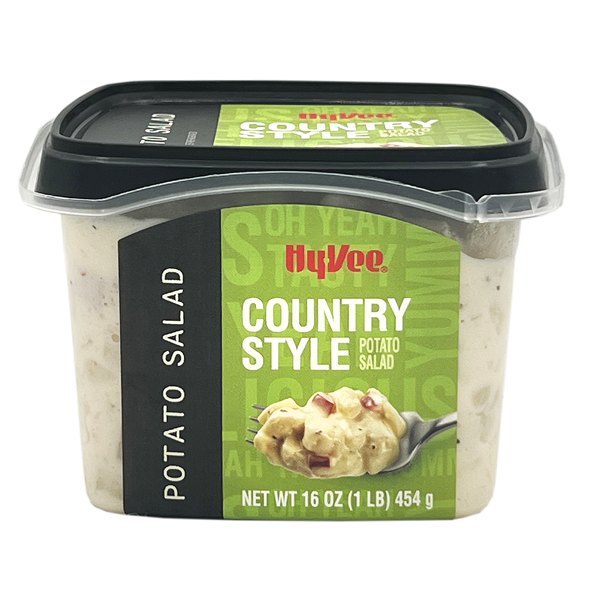 slide 1 of 1, Hy-Vee Country Style Potato Salad, 16 oz