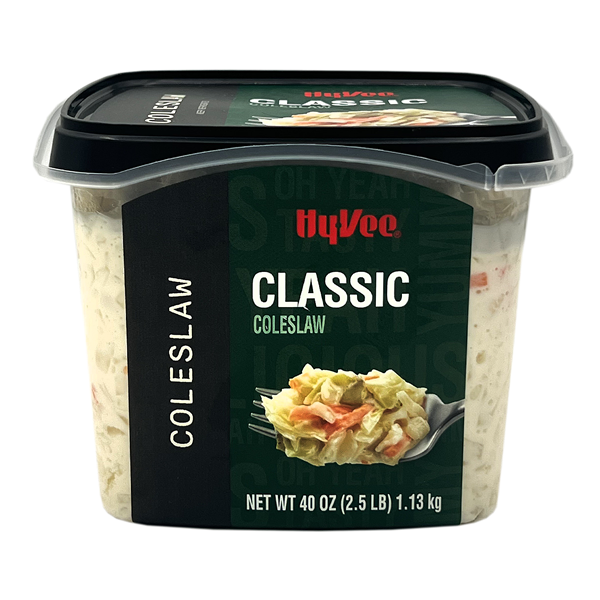 slide 1 of 1, Hy-Vee Classic Coleslaw, 40 oz