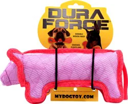 DuraForce Pink Pig Durable Dog Toy