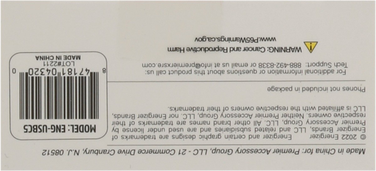 slide 7 of 9, Energizer 3.4 Amp Dual USB Car Charger 1 ea, 1 ct