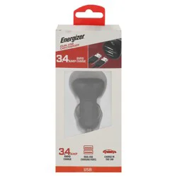 Energizer 3.4 Amp Dual USB Car Charger 1 ea