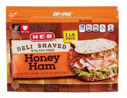 H-E-B Deli Shaved Honey Ham