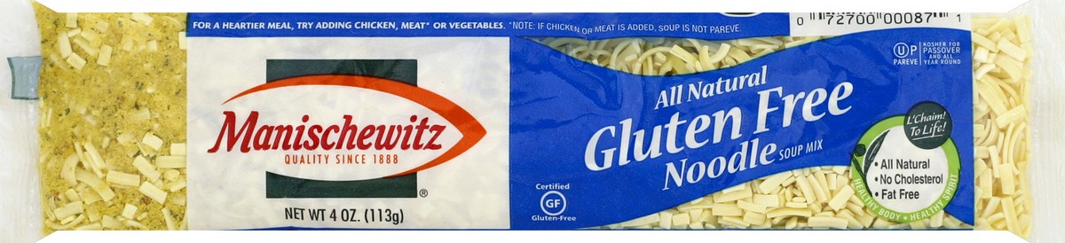 slide 2 of 5, Manischewitz Soup Noodles Gluten Free, 4 oz