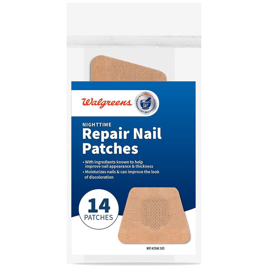 slide 4 of 4, Walgreens Nighttime Repair Nail Patches, 14 ct