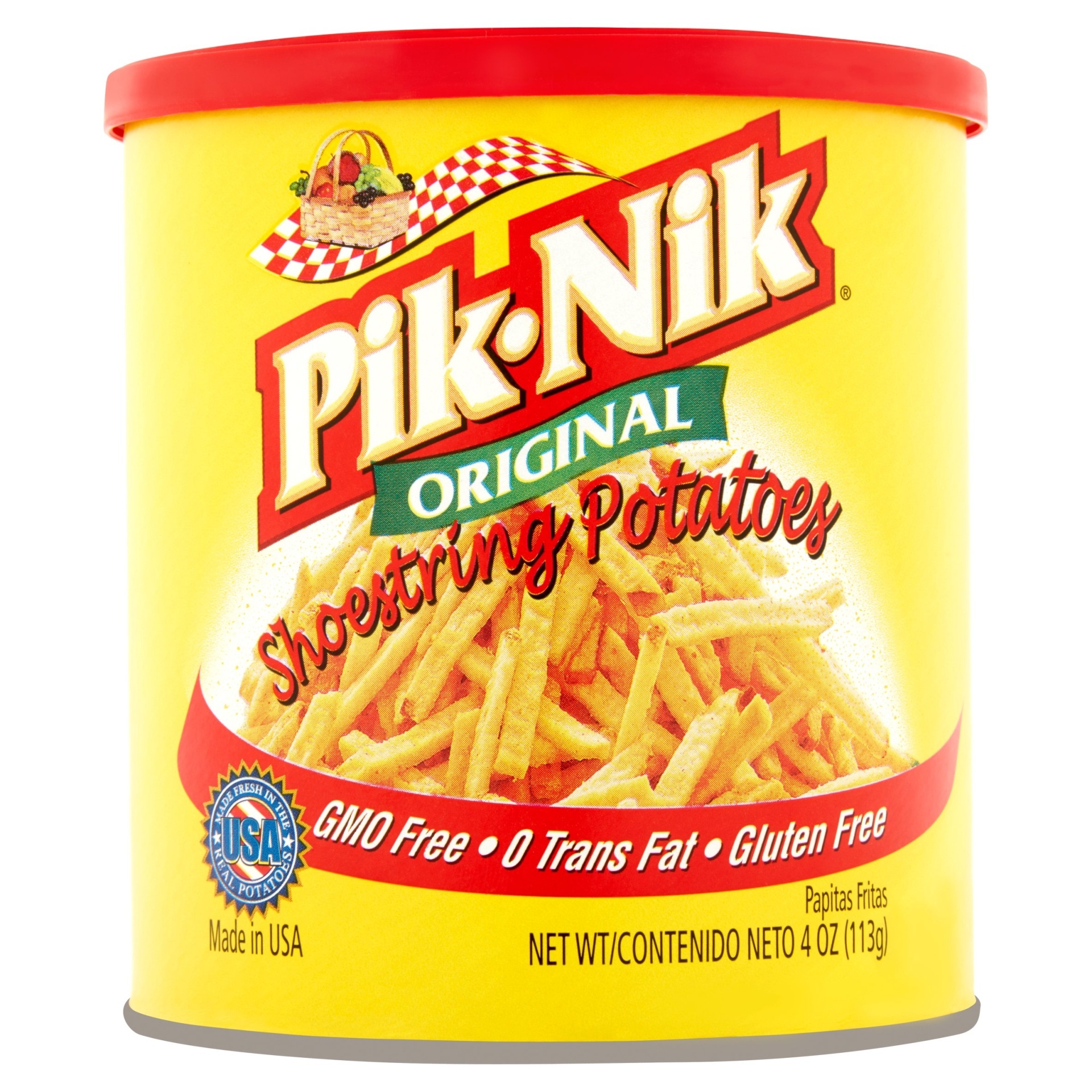 slide 1 of 1, Pik-Nik Shoestring Potato Snacks, 4 oz