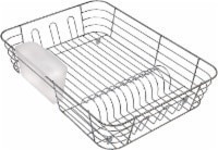 slide 1 of 1, Honey-Can-Do Chrome Dish Drying Rack - Silver, extra large
