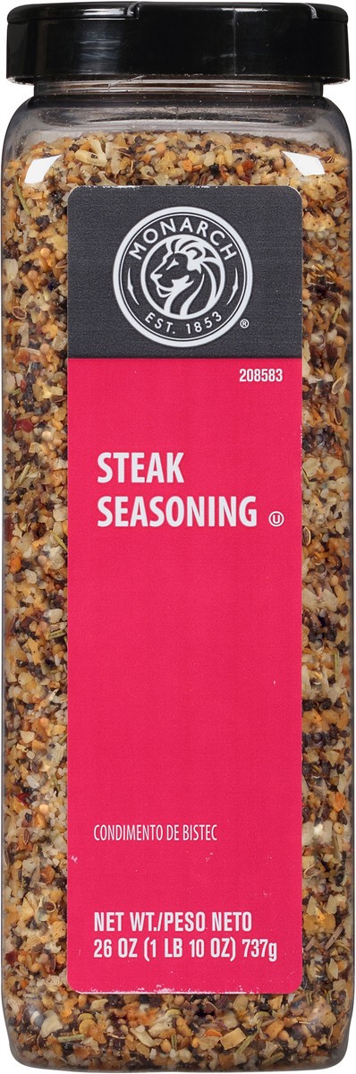 slide 1 of 14, Monarch Steak Seasoning, 26 oz
