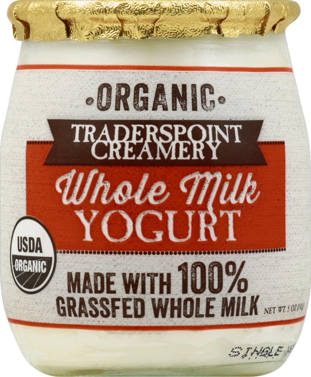 slide 3 of 3, Traders Point Creamery Yogurt Whole Milk Organic, 5 oz