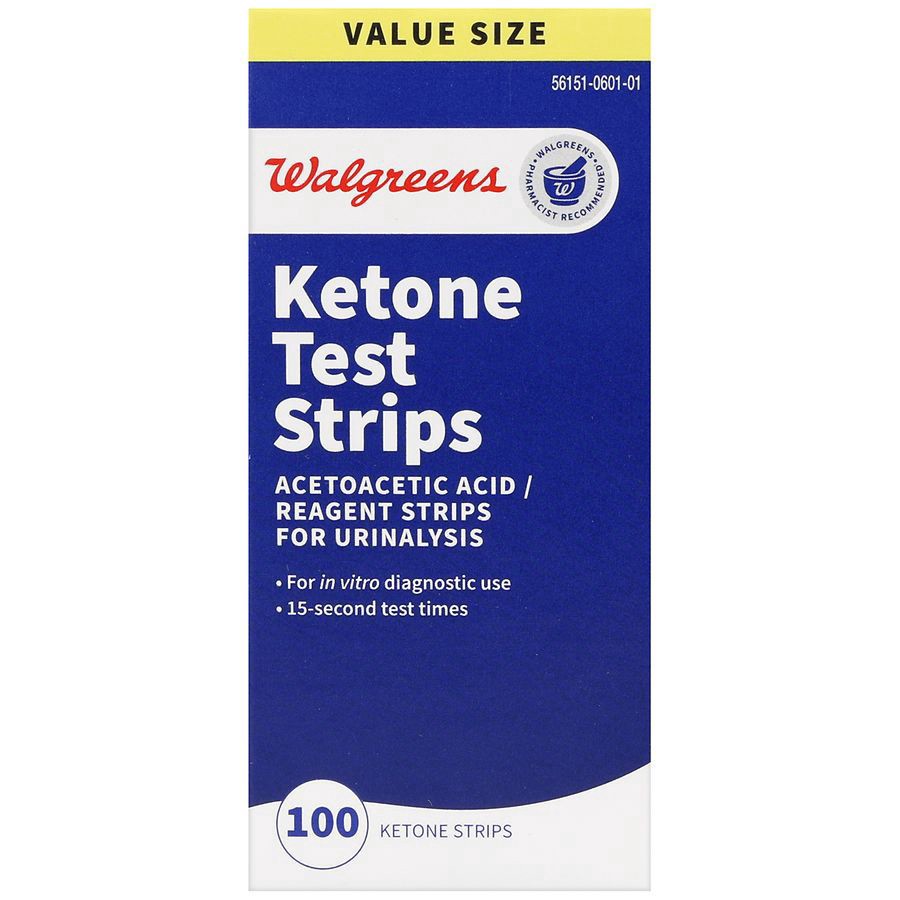 slide 3 of 5, Walgreens Ketone Test Strips, 100 ct