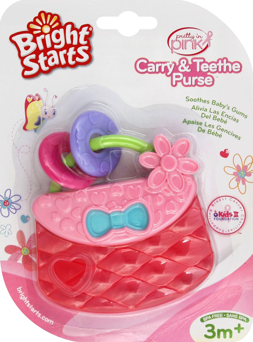 slide 5 of 6, Bright Starts Toy Purse - Pink, 1 ct